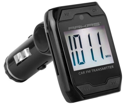 Zestaw głośnomówiący Arkas Transmiter samochodowy MP3/BT ARKAS BT58 #
